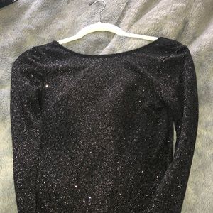 Windsor black glitter dress